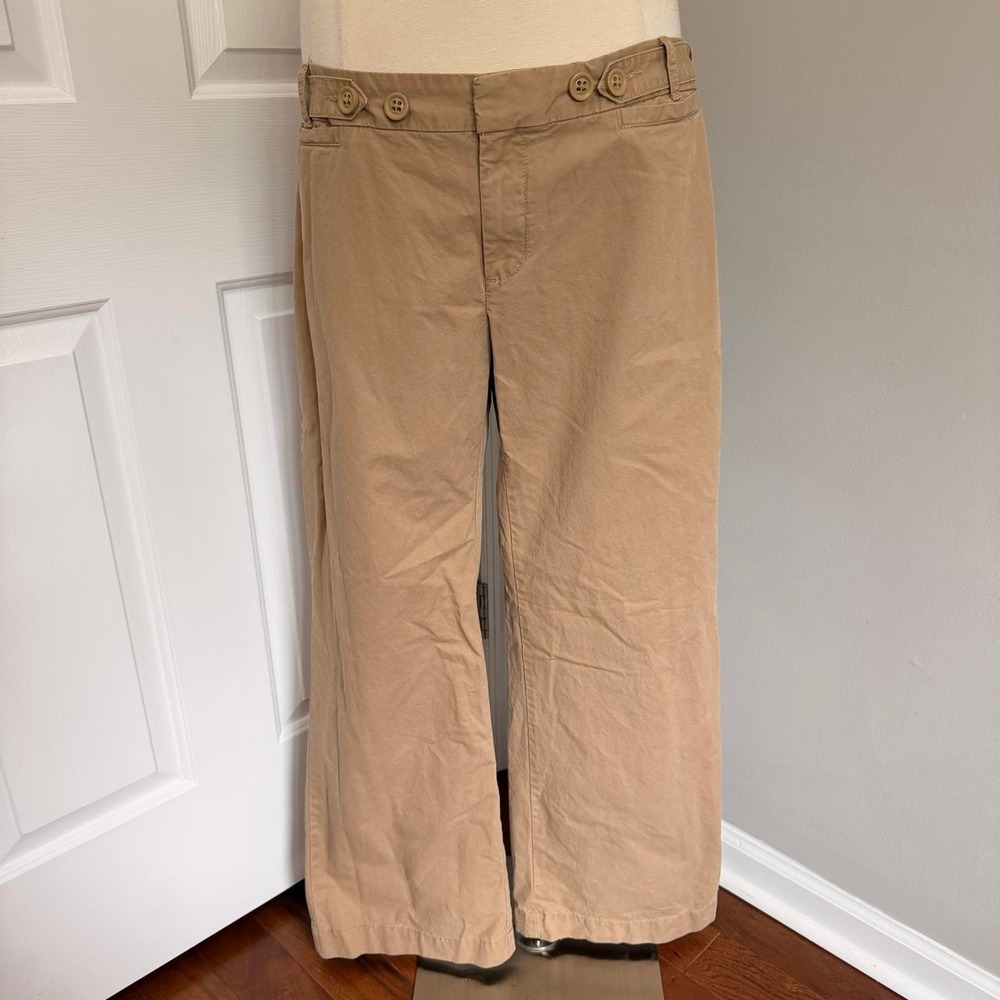 Y2K TAN OLD NAVY LOW WAIST CHINO STYLE PANTS